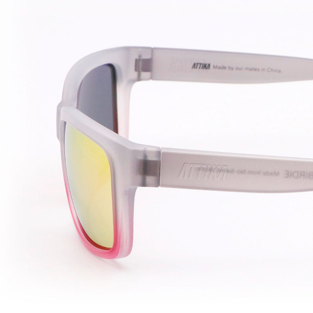 Birdie Eco-friendly Sunglasses - Translucent/Pink